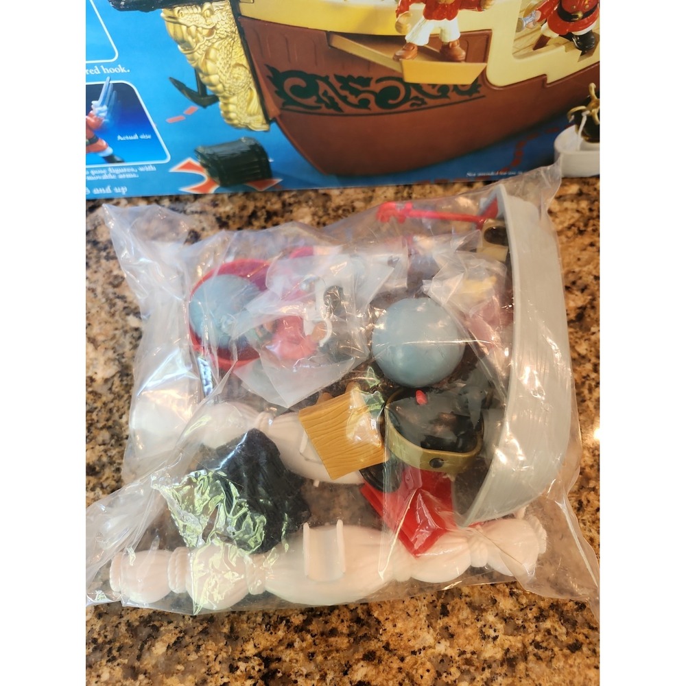 Vintage Fisher Price Great Adventures Pirate Ship, Complete Sealed Contents - Picture 5 of 9